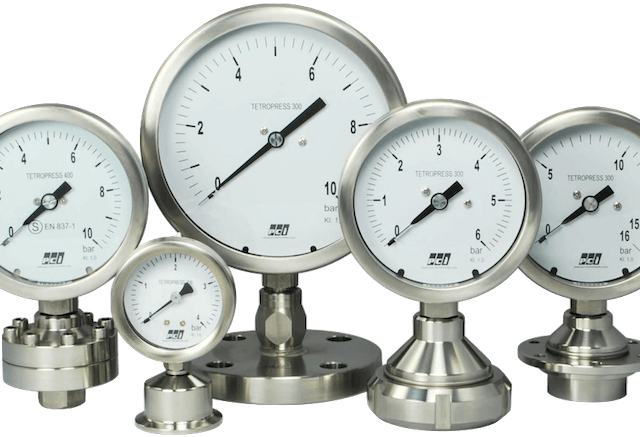 DIAPHRAGM TYPE PRESSURE GAUGES